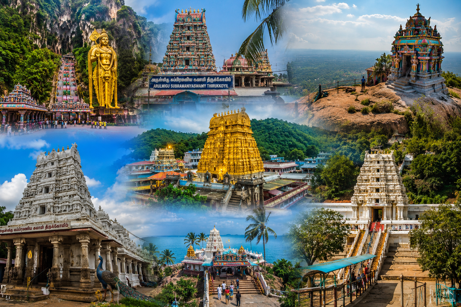 Thiruchendur Murugan Temple by the sea